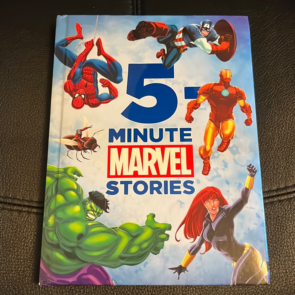 5 Minute Marvel Stories Hard Cover Featuring 12 Stories